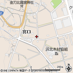 静岡県浜松市浜名区宮口1829-1周辺の地図