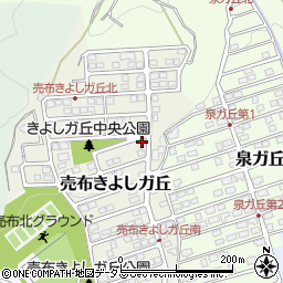 兵庫県宝塚市売布きよしガ丘周辺の地図