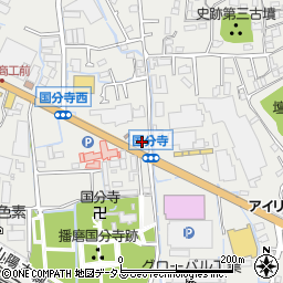 兵庫県姫路市御国野町国分寺140周辺の地図