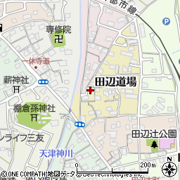 京都府京田辺市田辺道場12周辺の地図