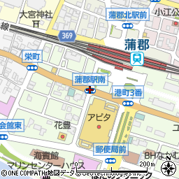 蒲郡駅南周辺の地図