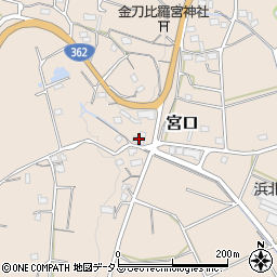 静岡県浜松市浜名区宮口2170周辺の地図