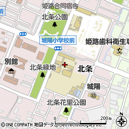 姫路市立城陽小学校周辺の地図