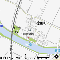 三重県鈴鹿市徳田町1616周辺の地図