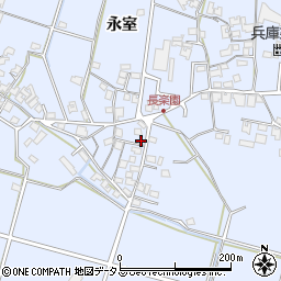 兵庫県加古川市志方町永室447周辺の地図
