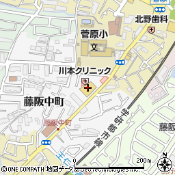 業務スーパー長尾店周辺の地図