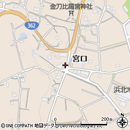 静岡県浜松市浜名区宮口2171周辺の地図