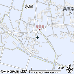 兵庫県加古川市志方町永室448周辺の地図