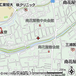 兵庫県川西市南花屋敷周辺の地図