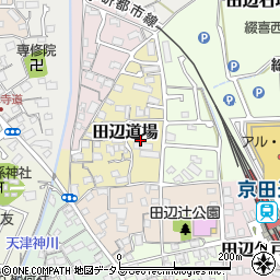 京都府京田辺市田辺道場52-8周辺の地図