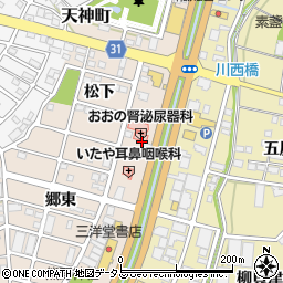愛知県豊川市馬場町薬師周辺の地図