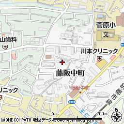 大阪府枚方市藤阪中町28-1周辺の地図