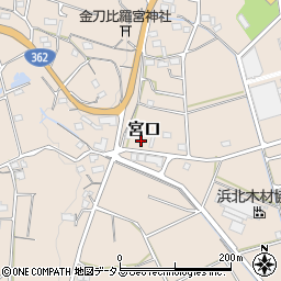静岡県浜松市浜名区宮口1837周辺の地図