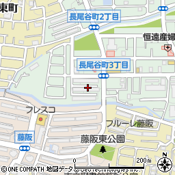 藤阪パークハイツ周辺の地図