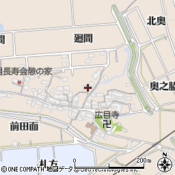 愛知県常滑市広目廻間117周辺の地図