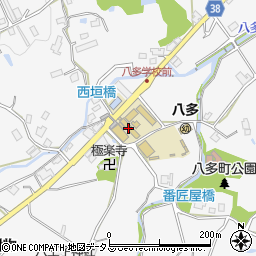神戸市立義務教育学校八多学園周辺の地図