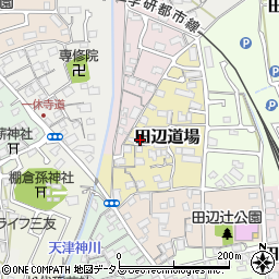 京都府京田辺市田辺道場31周辺の地図