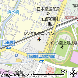 兵庫県姫路市中地403周辺の地図