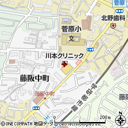 大阪府枚方市藤阪中町11-7周辺の地図