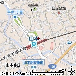 青江歯科医院周辺の地図