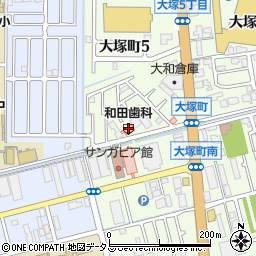 オーティ薬局　大塚店周辺の地図