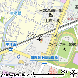 兵庫県姫路市中地402周辺の地図