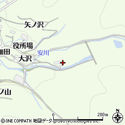 愛知県豊橋市石巻中山町大沢周辺の地図