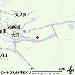愛知県豊橋市石巻中山町（大沢）周辺の地図