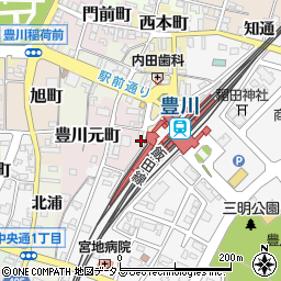 愛知県豊川市豊川元町5周辺の地図