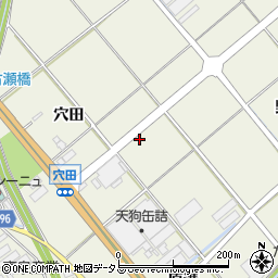 愛知県豊川市白鳥町穴田87-1周辺の地図