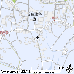 兵庫県加古川市志方町永室85周辺の地図
