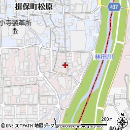 兵庫県たつの市揖保町東用25-1周辺の地図