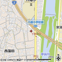 兵庫県姫路市広畑区西蒲田1078周辺の地図