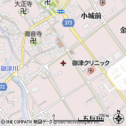 愛知県豊川市御津町広石船津周辺の地図