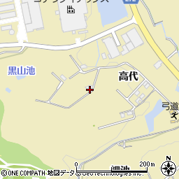 愛知県武豊町（知多郡）冨貴（高代）周辺の地図