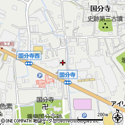 兵庫県姫路市御国野町国分寺147-1周辺の地図
