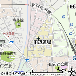 京都府京田辺市田辺道場40周辺の地図