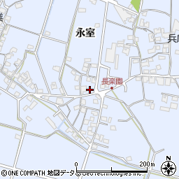 兵庫県加古川市志方町永室451周辺の地図