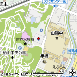 手柄山第１立体駐車場周辺の地図