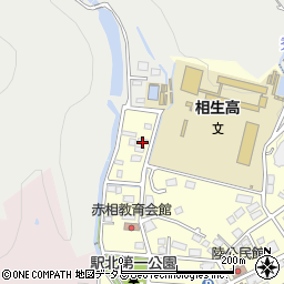 兵庫県相生市山手1丁目47周辺の地図