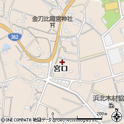 静岡県浜松市浜名区宮口2440周辺の地図