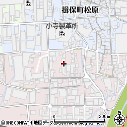 兵庫県たつの市揖保町東用120-1周辺の地図