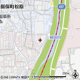 兵庫県たつの市揖保町東用17-1周辺の地図