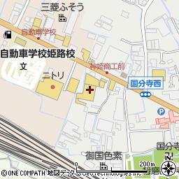 兵庫県姫路市御国野町国分寺56周辺の地図