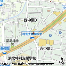静岡ダイハツ販売浜北インター店周辺の地図