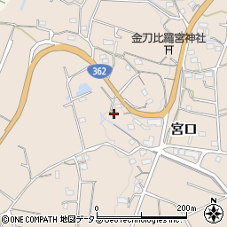 静岡県浜松市浜名区宮口2155周辺の地図