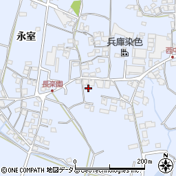 兵庫県加古川市志方町永室249周辺の地図