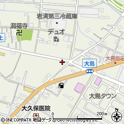 静岡県焼津市大島703-1周辺の地図
