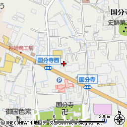 兵庫県姫路市御国野町国分寺164-7周辺の地図