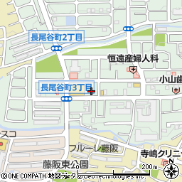 ホームケアセンター長尾谷町周辺の地図